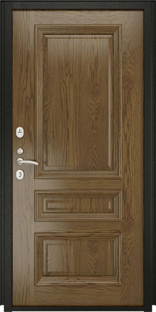Входная дверь ДвериПРО Аура Фараон-2 (16мм, светлый мореный дуб) DPRO197047 внутренняя сторона
