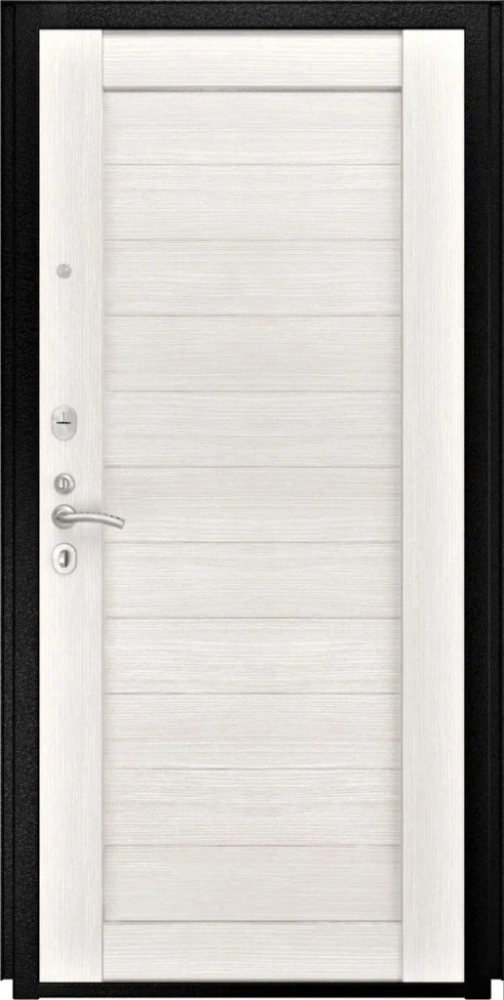 Входная дверь ДвериПРО Берген СБ-3 листв. бел. (21 беленый дуб) DPRO195725 внутренняя сторона