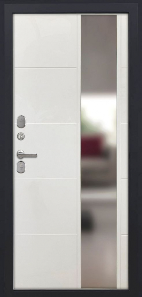 Входная дверь ДвериПРО Elfy ФЛЗ-649 капучино (зеркало) DPRO198137 внутренняя сторона